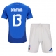 Italia Matteo Darmian #13 Kotipaita Lapsille EM-Kisat 2024 Lyhythihainen (+ Lyhyet housut)
