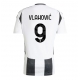 Juventus Dusan Vlahovic #9 Kotipaita 2024-25 Lyhythihainen
