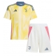 Juventus Dusan Vlahovic #9 Vieraspaita Lapsille 2024-25 Lyhythihainen (+ Lyhyet housut)