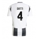 Juventus Federico Gatti #4 Kotipaita 2024-25 Lyhythihainen