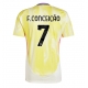 Juventus Francisco Conceicao #7 Vieraspaita 2024-25 Lyhythihainen