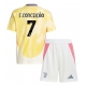 Juventus Francisco Conceicao #7 Vieraspaita Lapsille 2024-25 Lyhythihainen (+ Lyhyet housut)