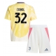 Juventus Juan Cabal #32 Vieraspaita Lapsille 2024-25 Lyhythihainen (+ Lyhyet housut)