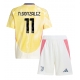 Juventus Nicolas Gonzalez #11 Vieraspaita Lapsille 2024-25 Lyhythihainen (+ Lyhyet housut)