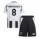 Juventus Teun Koopmeiners #8 Kotipaita Lapsille 2024-25 Lyhythihainen (+ Lyhyet housut)