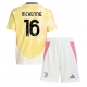 Juventus Weston McKennie #16 Vieraspaita Lapsille 2024-25 Lyhythihainen (+ Lyhyet housut)
