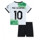 Liverpool Alexis Mac Allister #10 Vieraspaita Lapsille 2023-24 Lyhythihainen (+ Lyhyet housut)