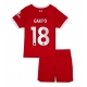 Liverpool Cody Gakpo #18 Kotipaita Lapsille 2023-24 Lyhythihainen (+ Lyhyet housut)