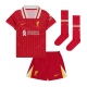 Liverpool Dominik Szoboszlai #8 Kotipaita Lapsille 2024-25 Lyhythihainen (+ Lyhyet housut)