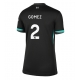 Liverpool Joe Gomez #2 Vieraspaita Naisten 2024-25 Lyhythihainen