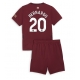 Manchester City Bernardo Silva #20 Kolmaspaita Lapsille 2024-25 Lyhythihainen (+ Lyhyet housut)