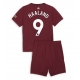 Manchester City Erling Haaland #9 Kolmaspaita Lapsille 2024-25 Lyhythihainen (+ Lyhyet housut)