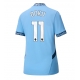 Manchester City Jeremy Doku #11 Kotipaita Naisten 2024-25 Lyhythihainen