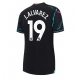 Manchester City Julian Alvarez #19 Kolmaspaita Naisten 2023-24 Lyhythihainen