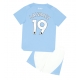 Manchester City Julian Alvarez #19 Kotipaita Lapsille 2023-24 Lyhythihainen (+ Lyhyet housut)