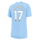 Manchester City Kevin De Bruyne #17 Kotipaita Naisten 2023-24 Lyhythihainen