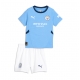 Manchester City Kotipaita Lapsille 2024-25 Lyhythihainen (+ Lyhyet housut)