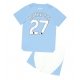 Manchester City Matheus Nunes #27 Kotipaita Lapsille 2023-24 Lyhythihainen (+ Lyhyet housut)