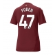 Manchester City Phil Foden #47 Kolmaspaita Naisten 2024-25 Lyhythihainen