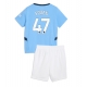 Manchester City Phil Foden #47 Kotipaita Lapsille 2024-25 Lyhythihainen (+ Lyhyet housut)