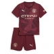 Manchester City Ruben Dias #3 Kolmaspaita Lapsille 2024-25 Lyhythihainen (+ Lyhyet housut)