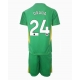 Manchester United Andre Onana #24 Maalivahti Kolmaspaita Lapsille 2024-25 Lyhythihainen (+ Lyhyet housut)