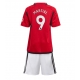 Manchester United Anthony Martial #9 Kotipaita Lapsille 2023-24 Lyhythihainen (+ Lyhyet housut)