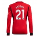Manchester United Antony #21 Kotipaita 2023-24 Pitkähihainen
