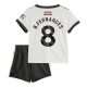 Manchester United Bruno Fernandes #8 Kolmaspaita Lapsille 2024-25 Lyhythihainen (+ Lyhyet housut)