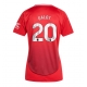 Manchester United Diogo Dalot #20 Kotipaita Naisten 2024-25 Lyhythihainen
