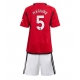 Manchester United Harry Maguire #5 Kotipaita Lapsille 2023-24 Lyhythihainen (+ Lyhyet housut)