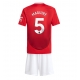 Manchester United Harry Maguire #5 Kotipaita Lapsille 2024-25 Lyhythihainen (+ Lyhyet housut)