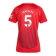Manchester United Harry Maguire #5 Kotipaita Naisten 2024-25 Lyhythihainen
