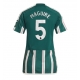 Manchester United Harry Maguire #5 Vieraspaita Naisten 2023-24 Lyhythihainen