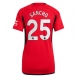 Manchester United Jadon Sancho #25 Kotipaita Naisten 2023-24 Lyhythihainen