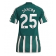 Manchester United Jadon Sancho #25 Vieraspaita Naisten 2023-24 Lyhythihainen