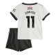 Manchester United Joshua Zirkzee #11 Kolmaspaita Lapsille 2024-25 Lyhythihainen (+ Lyhyet housut)