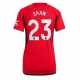 Manchester United Luke Shaw #23 Kotipaita Naisten 2023-24 Lyhythihainen