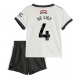 Manchester United Matthijs de Ligt #4 Kolmaspaita Lapsille 2024-25 Lyhythihainen (+ Lyhyet housut)