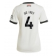 Manchester United Matthijs de Ligt #4 Kolmaspaita Naisten 2024-25 Lyhythihainen