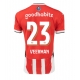 PSV Eindhoven Joey Veerman #23 Kotipaita 2024-25 Lyhythihainen