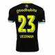 PSV Eindhoven Joey Veerman #23 Vieraspaita 2024-25 Lyhythihainen