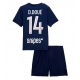 Paris Saint-Germain Desire Doue #14 Kotipaita Lapsille 2025-26 Lyhythihainen (+ Lyhyet housut)