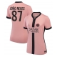 Paris Saint-Germain Joao Neves #87 Kolmaspaita Naisten 2024-25 Lyhythihainen