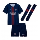 Paris Saint-Germain Joao Neves #87 Kotipaita Lapsille 2025-26 Lyhythihainen (+ Lyhyet housut)