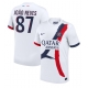 Paris Saint-Germain Joao Neves #87 Vieraspaita 2024-25 Lyhythihainen