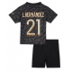 Paris Saint-Germain Lucas Hernandez #21 Kolmaspaita Lapsille 2023-24 Lyhythihainen (+ Lyhyet housut)