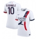 Paris Saint-Germain Ousmane Dembele #10 Vieraspaita Naisten 2024-25 Lyhythihainen