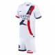 Paris Saint-Germain Vieraspaita Lapsille 2024-25 Lyhythihainen (+ Lyhyet housut)
