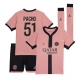 Paris Saint-Germain Willian Pacho #51 Kolmaspaita Lapsille 2024-25 Lyhythihainen (+ Lyhyet housut)